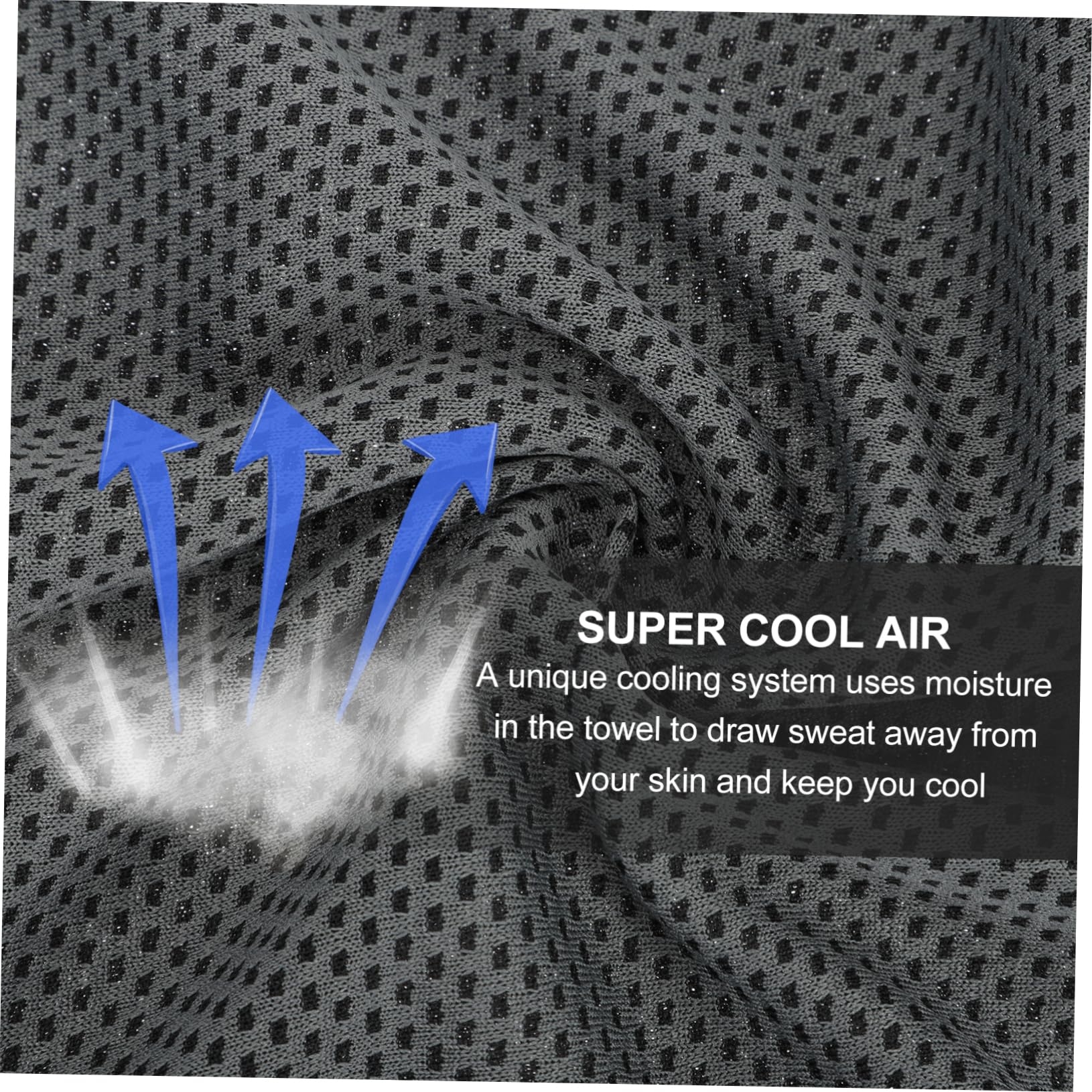 FOYTOKI 6-Pack Cooling Towels - Face & Gym Workout Towel for Sweat, Sports & Running - Instant Cold Polyester Towels for Exercise, Yoga, Hiking & Outdoor Activities