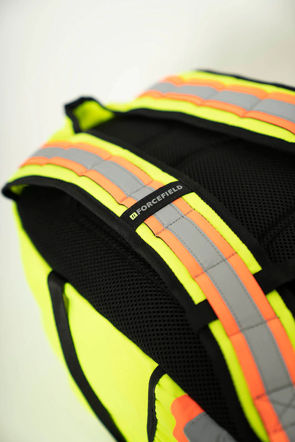 FORCEFIELD Signal 32L High Visibility Safety Backpack - Waterproof Work Backpack with Reflective Strips for Construction, Cycling & Outdoor Activities