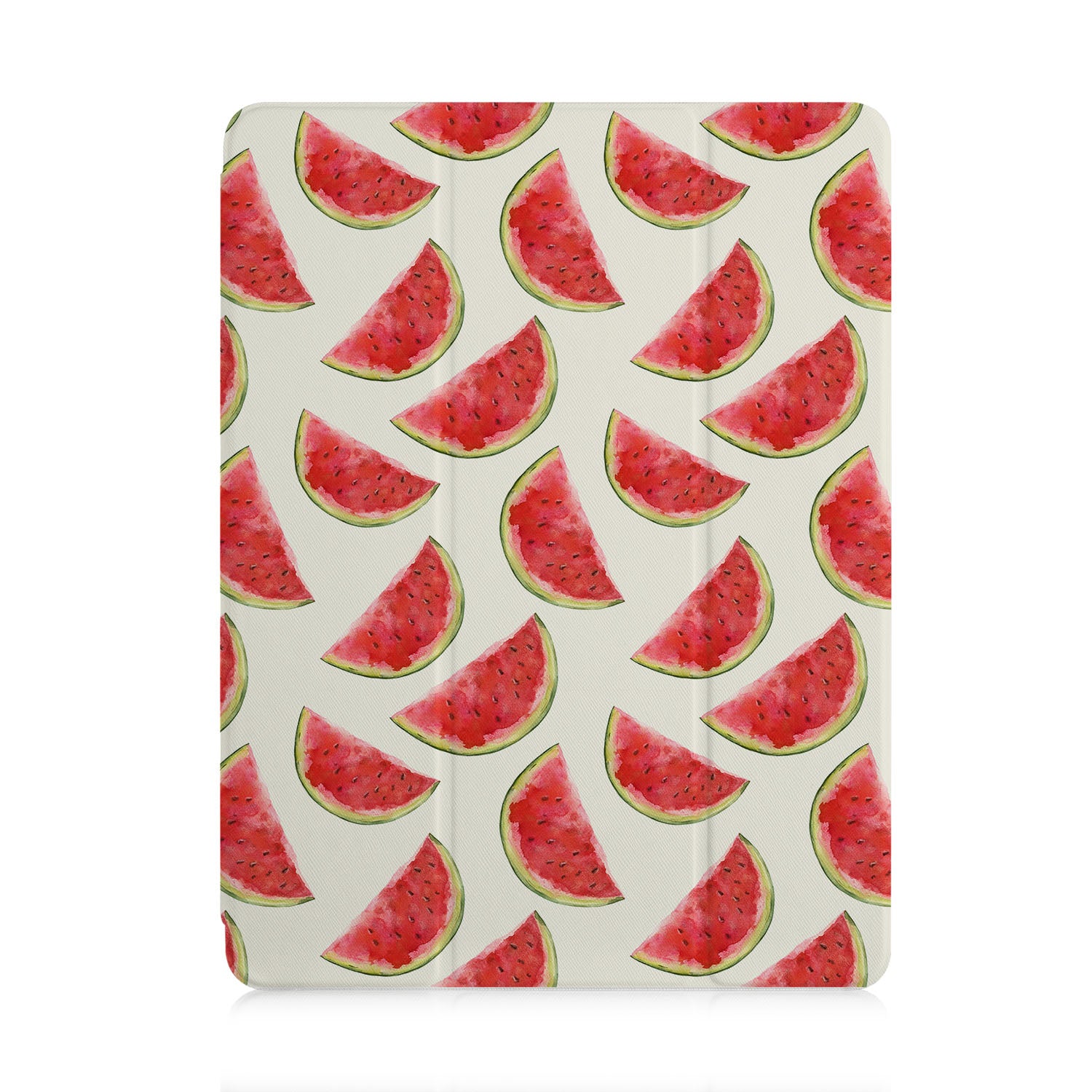 Premium iPad Trifold Stand Case in Vibrant Fruit Red - Perfect for Work, Study & Travel | Slim Protective Cover with Auto Sleep/Wake Feature