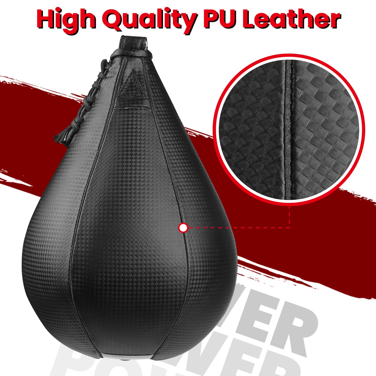 Adjustable Speed Bag Platform Kit with Punching Bag & Pro Swivel for Boxing Training, Fitness & Home Gym Workouts - Perfect for Boxing, MMA, Cardio & Strength Training