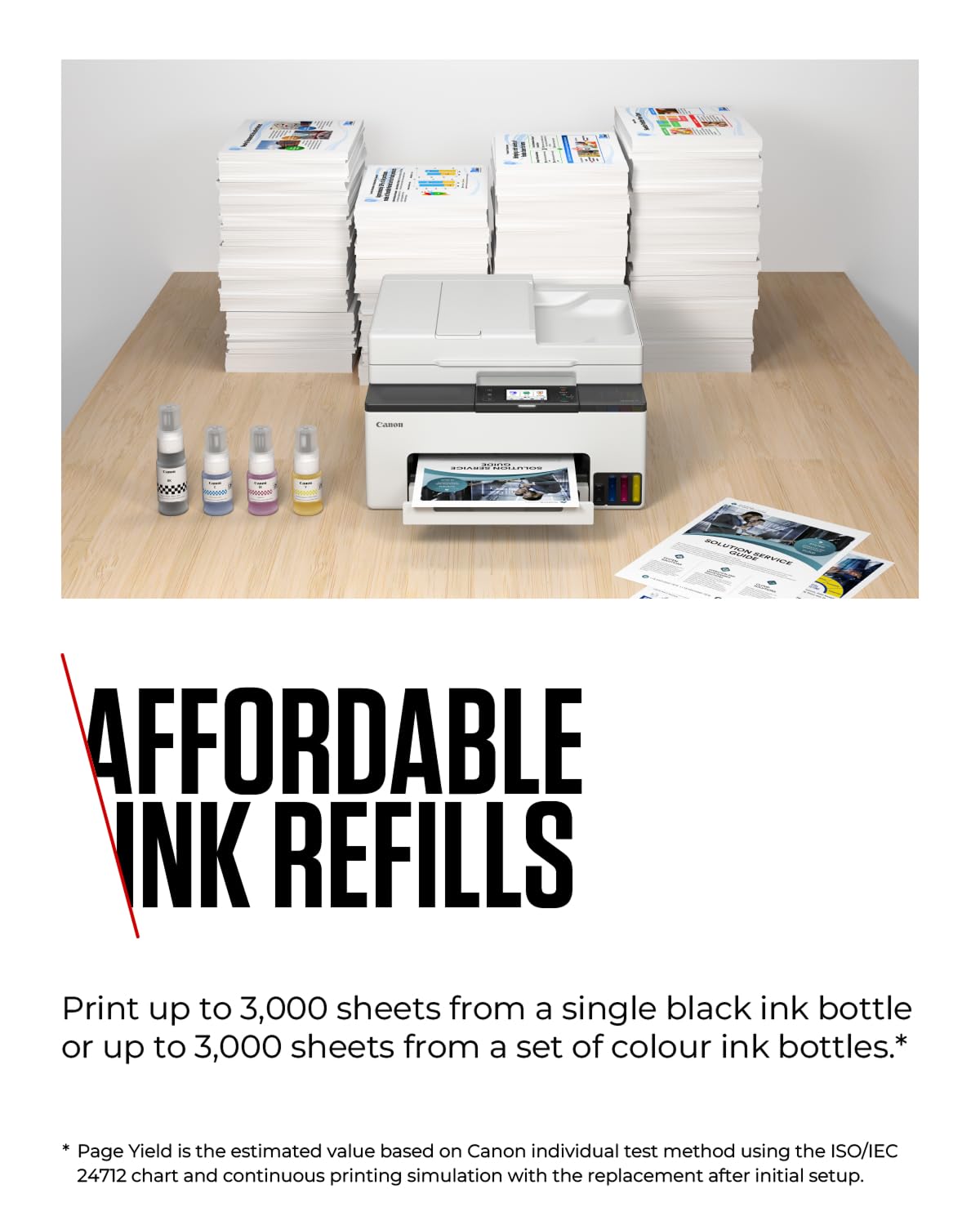 Canon MAXIFY GX2050 Wireless All-in-One Inkjet Printer with MegaTank - Color Printer, Scanner, Copier & Fax for Home & Office | WiFi, Ethernet, USB Connectivity | A4 Printing | Ideal for Home Office, Small Business & Remote Work