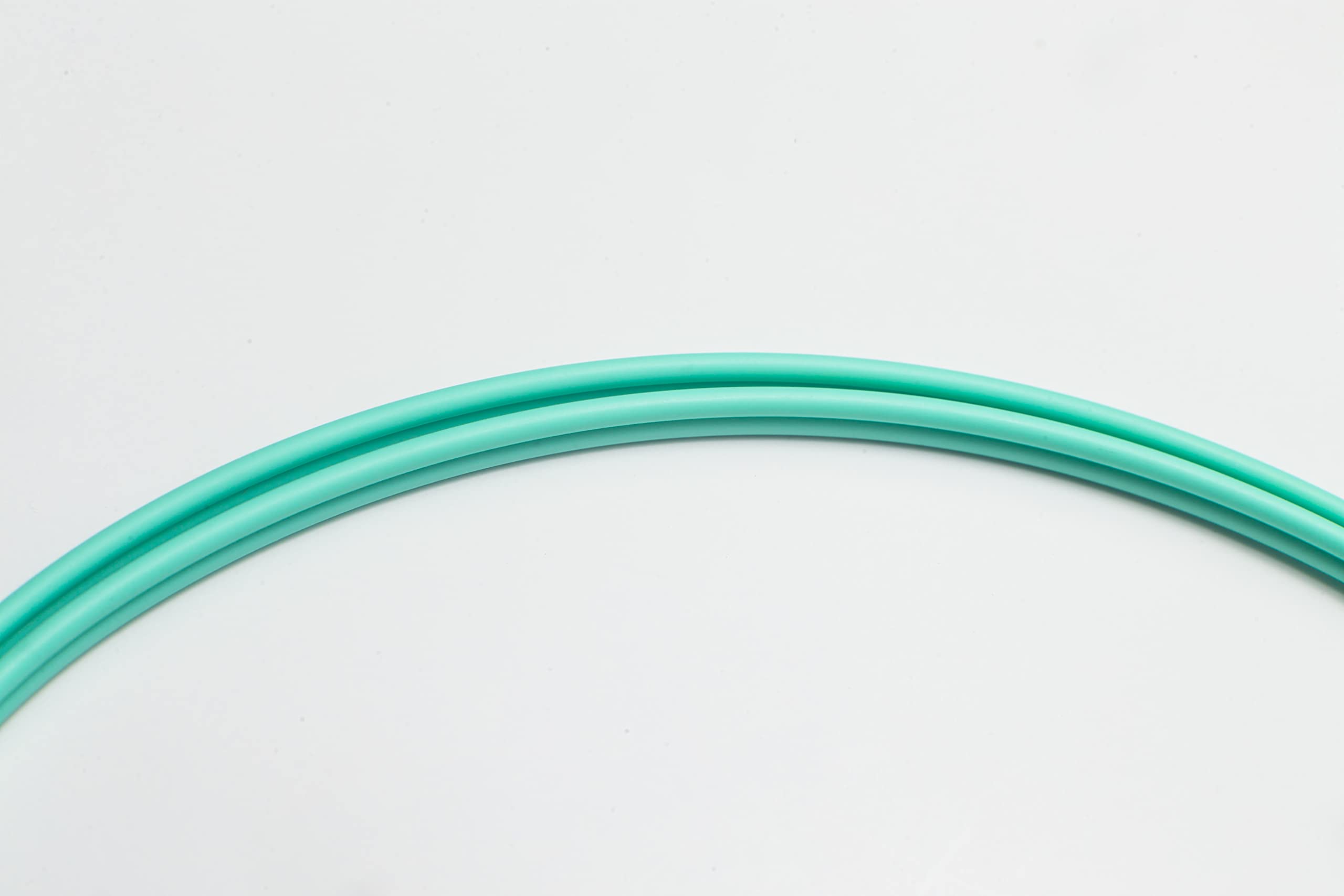 OM4 SC-SC Fiber Optic Cable 100M (328ft) - 100Gb Duplex 50/125 Multimode Jumper for 10G/40G/100G Networks | High-Speed Data Center, Server Room & Telecom Applications | Length Options 0.5M-300M | OFNR Rated Aqua Cable