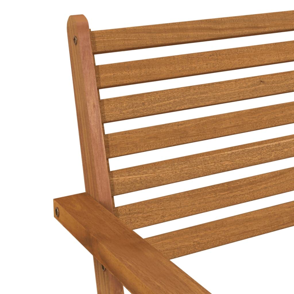 vidaXL 2-Piece Wooden Patio Chairs Set - Outdoor Armchairs for Deck, Backyard, Garden, Balcony & Lawn - Durable Wooden Dining Chairs for Patio Furniture - Perfect for Outdoor Relaxation & Entertaining