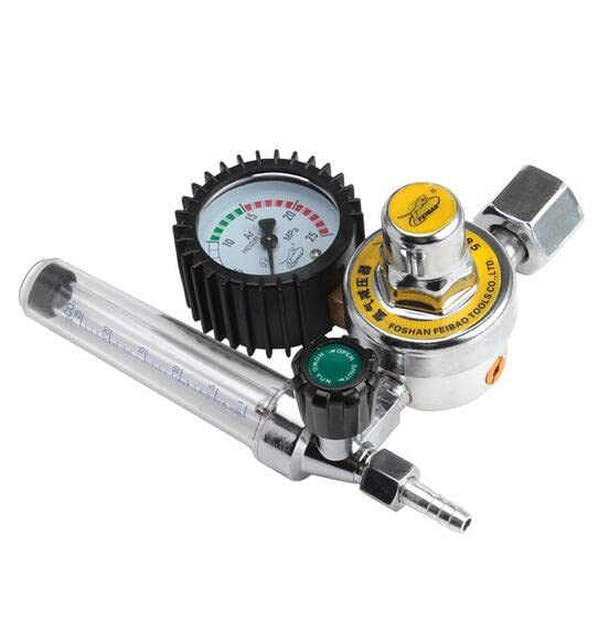 Energy-Saving Argon Gas Pressure Reducing Valve with Flowmeter - Precise Control for Welding, Metal Fabrication & Industrial Gas Applications
