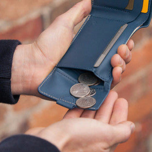 Bellroy Coin Fold Wallet - Slim RFID Blocking Leather Wallet for Men & Women | Perfect for Travel, Everyday Carry & Minimalist Lifestyle