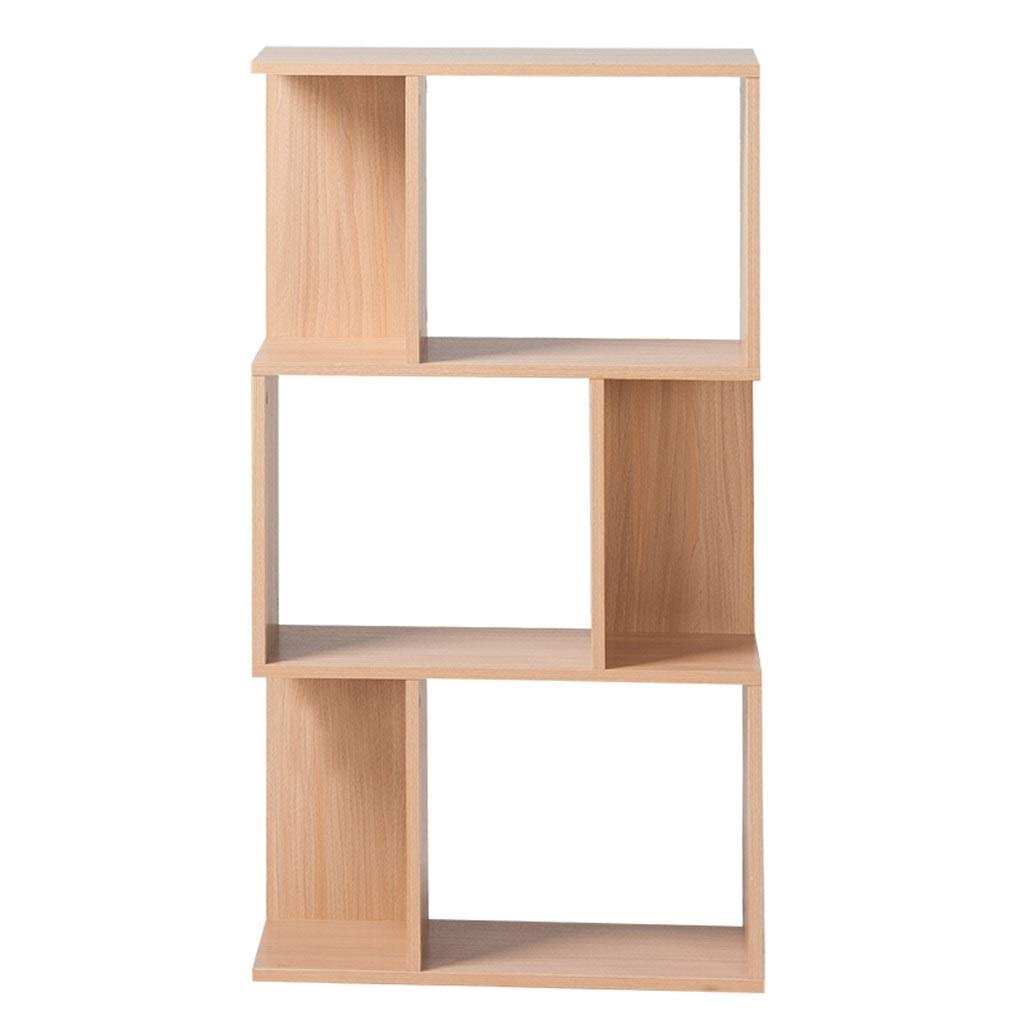 Modern Wooden Bookcase - Freestanding Bookshelf with Cube Storage, Room Divider & Display Shelf for Living Room, Bedroom, Office | Home Organization & Decor Solution