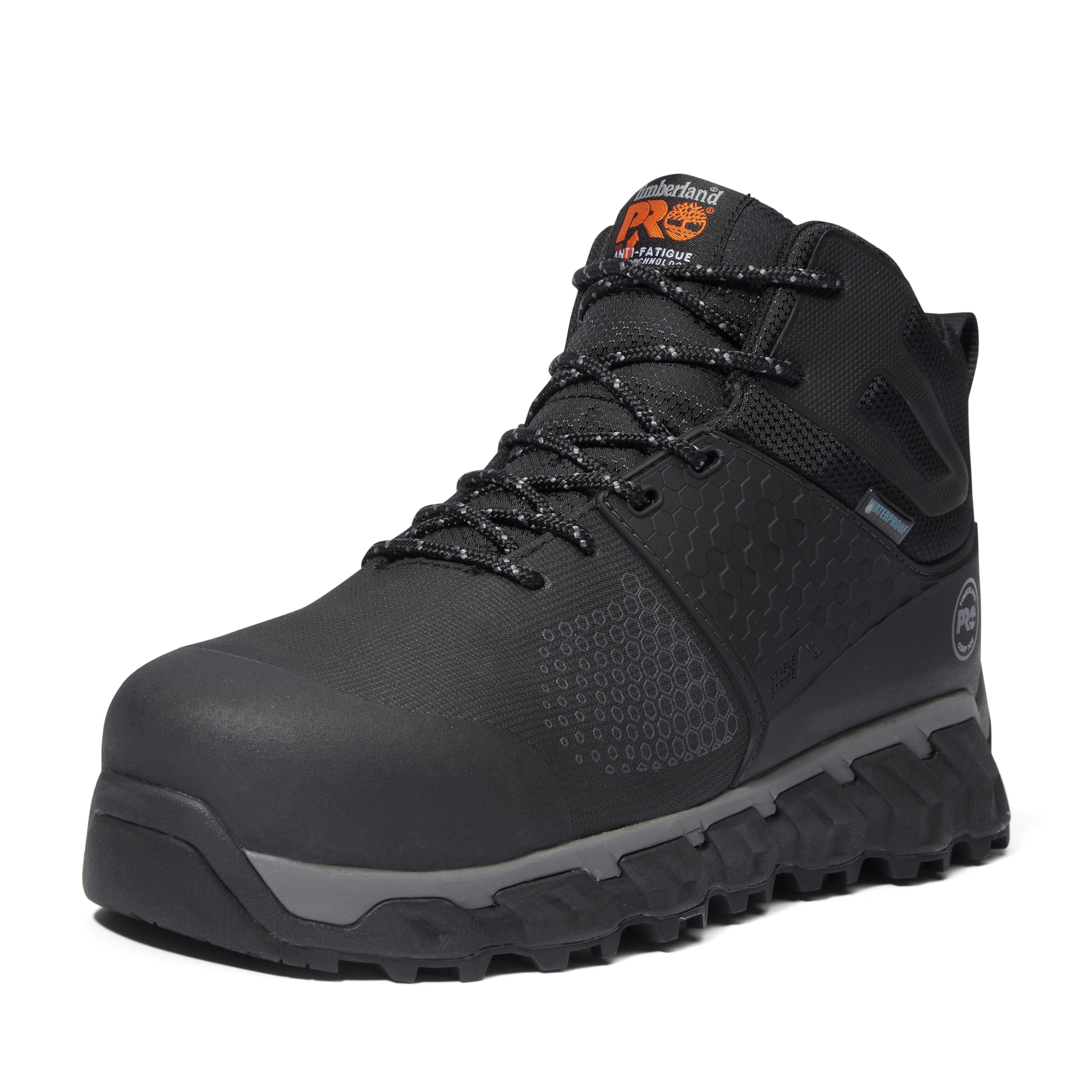 Timberland PRO Men's Ridgework Composite Safety Toe Waterproof Work Boots - Industrial Hiking Shoes for Construction, Landscaping & Outdoor Work