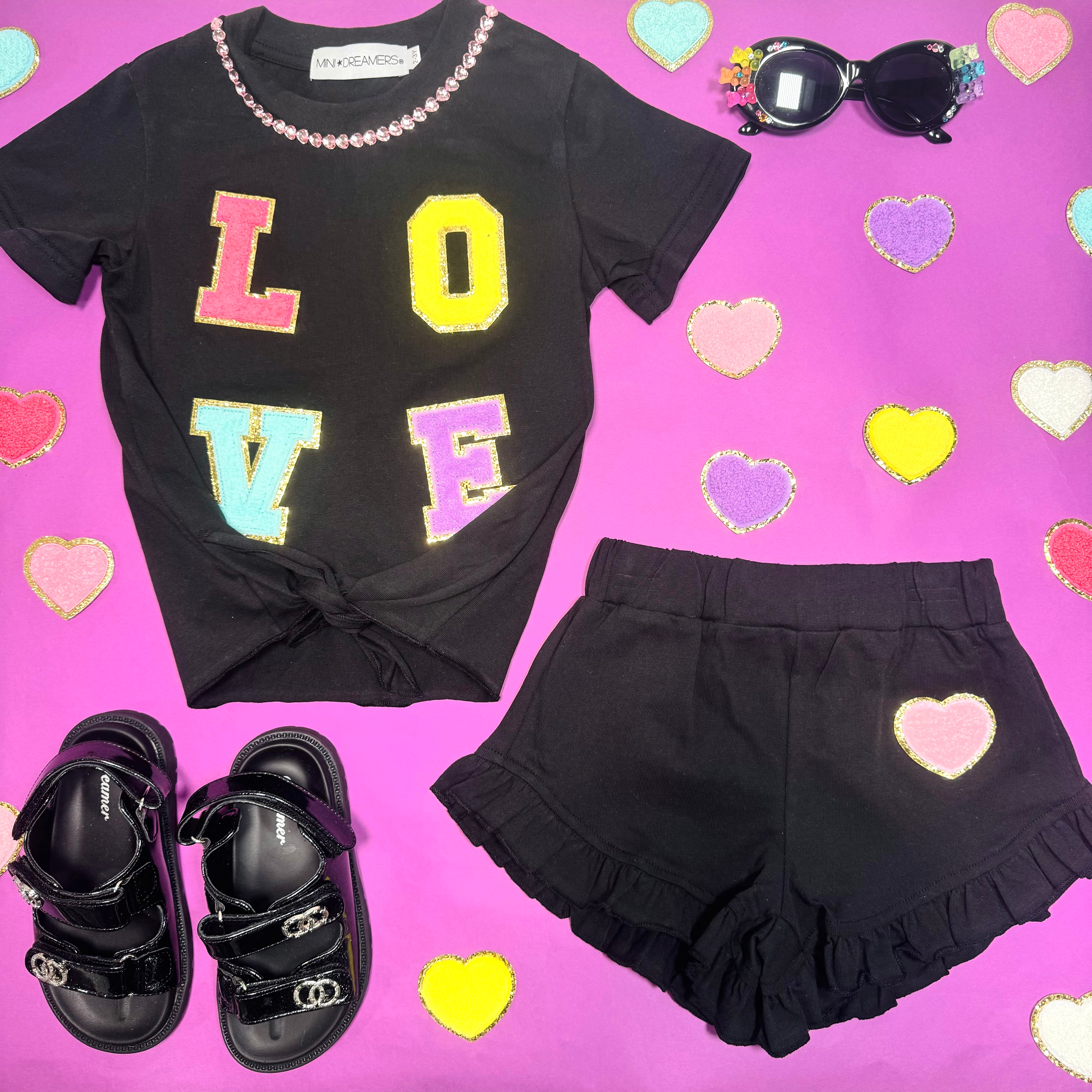Lexie Love Top and Shorts Set - Women's Casual Summer Outfit for Beach, Travel & Lounge Wear