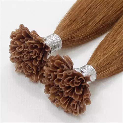 RemeeHi Beauty 26 Inch Long Curly Human Hair Extensions - 100g U-Tip Clip-in Hair Extensions for Women (27# Strawberry Blonde) | Perfect for Parties, Weddings & Daily Styling