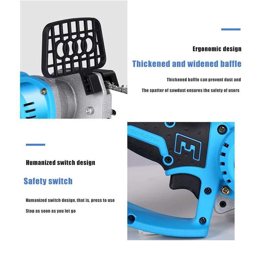 Cordless Electric Chainsaw - Mini Portable Brushless Motor Chainsaw for Tree Pruning, Wood Cutting & Garden Maintenance | Perfect for DIY Projects, Landscaping & Outdoor Use