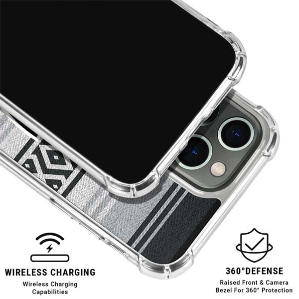 Skinit Clear iPhone 15 Pro Case - Officially Licensed NFL Las Vegas Raiders Trailblazer Design | Protective Slim Cover for Everyday Use & Sports Fans
