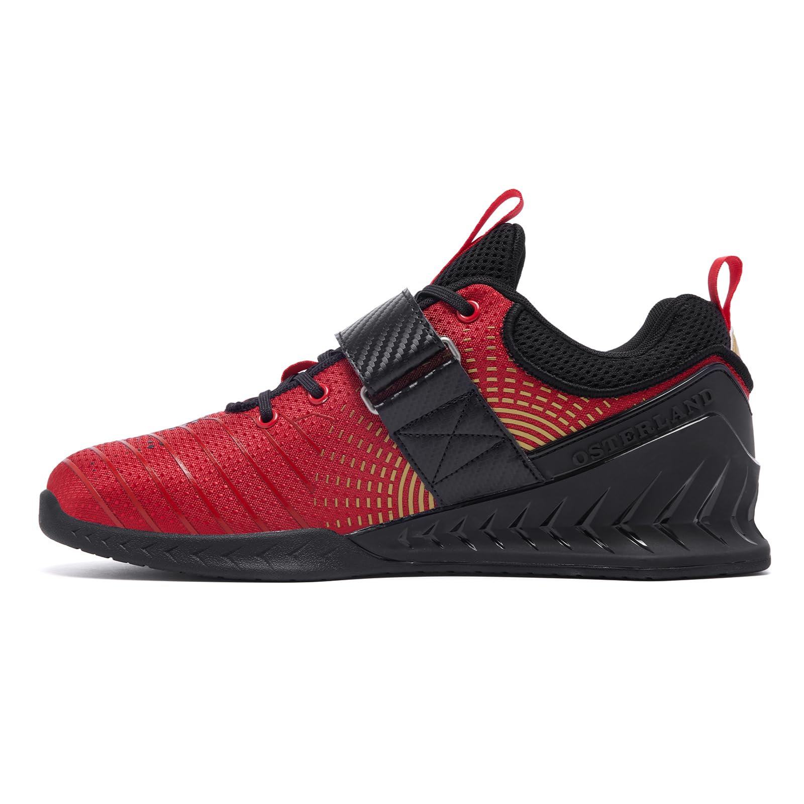 Osterland Weightlifting Shoes for Men & Women - Powerlifting Gym Shoes for Crossfit Training, Deadlifting & Squatting - Heavy Duty Lifting Footwear for Weight Training & Strength Workouts - Perfect for Gym, Home Workouts & Crossfit Competitions