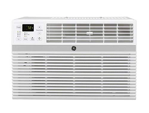 GE Energy Star Certified 230V Smart Window Air Conditioner with Remote Control - Eco-Friendly Cooling for Bedroom, Living Room & Office (Refurbished)