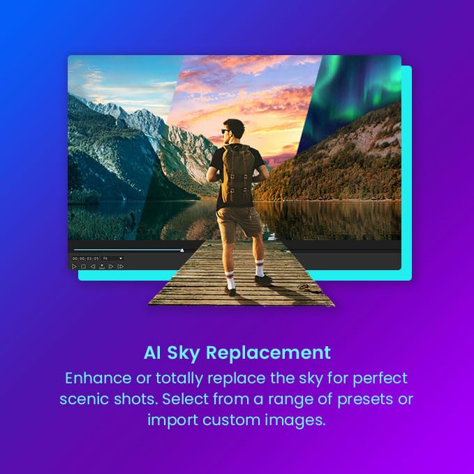CyberLink PowerDirector 2025 Ultimate - Professional AI Video Editor for Windows with 4K Effects, Slideshow Maker & Screen Recorder | Download Code Included | Perfect for YouTube Creators, Vloggers & Video Professionals