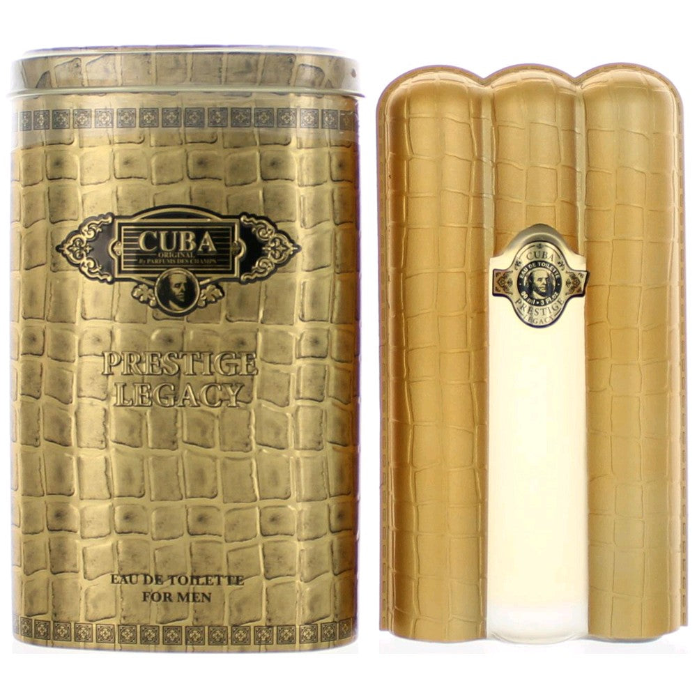 Cuba Prestige Legacy Cologne for Men - 3 oz EDT Spray | Long-Lasting Fragrance for Daily Wear, Office & Special Occasions