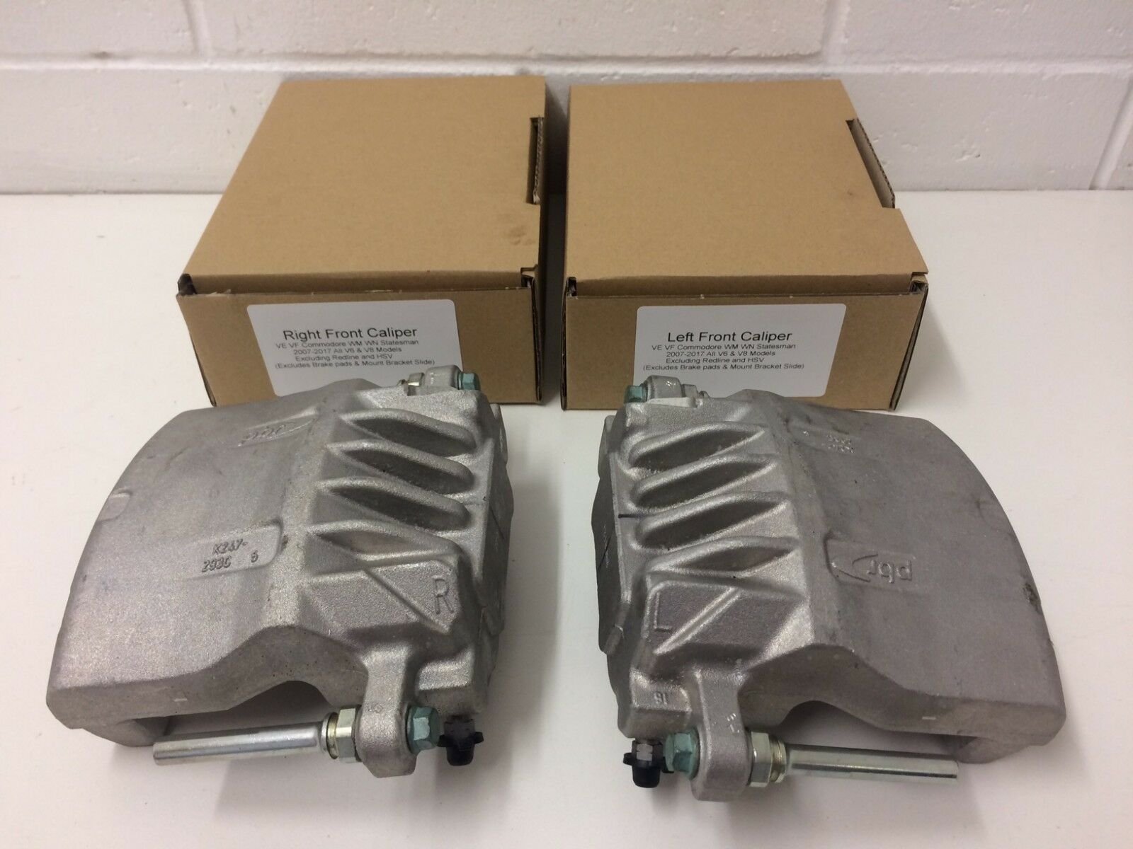 Genuine Holden Brake Caliper Set Front for Commodore/Statesman VE VF WM WN V8 & V6 - Perfect for Performance Upgrades & Safe Driving