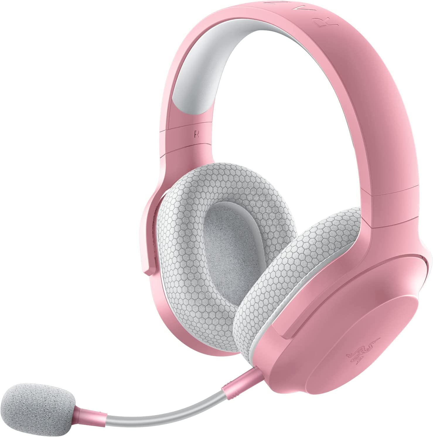 Razer Barracuda X Wireless Gaming Headset for PC, PS5, Switch & Mobile - Lightweight Multi-Platform Headphones with Kitty Ears (Quartz Pink) - Perfect for Gaming, Streaming & Work from Home