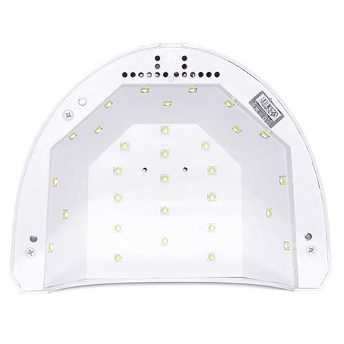 White Lightning UV LED Dual Curing Lamp for Gel Nail Polish - 36W Professional Nail Dryer with 4 Timer Settings, Auto Sensor & Cooling Fan | Perfect for Salon, Home Manicure & Pedicure Nail Care