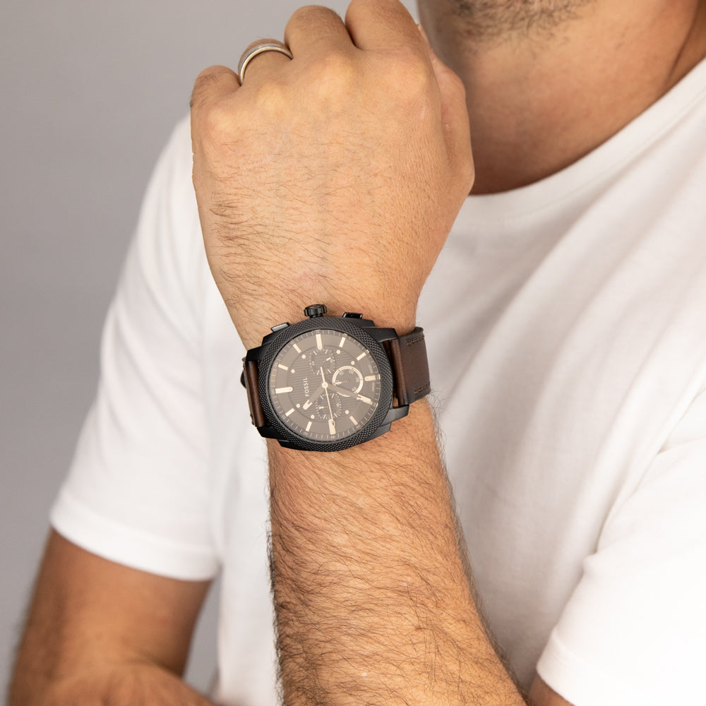 Fossil FS6101 Men's Chronograph Watch - Stylish Analog Quartz Wristwatch for Casual & Business Wear