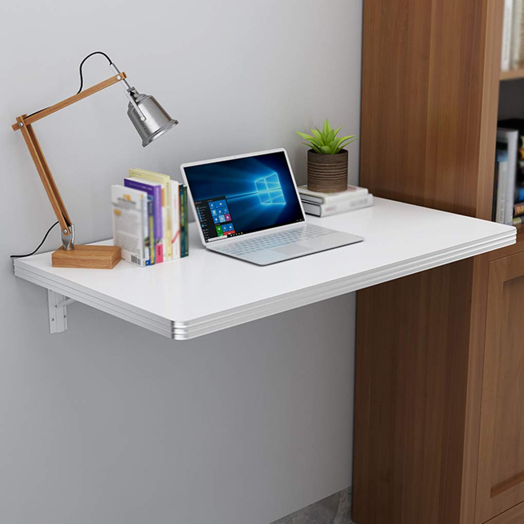 Foldable Wall-Mounted Desk - Space Saving Drop Leaf Table for Home Office, Study, Kitchen & Bar | Compact Workstation for Small Spaces | Perfect for Apartments, Dorms & Tiny Homes