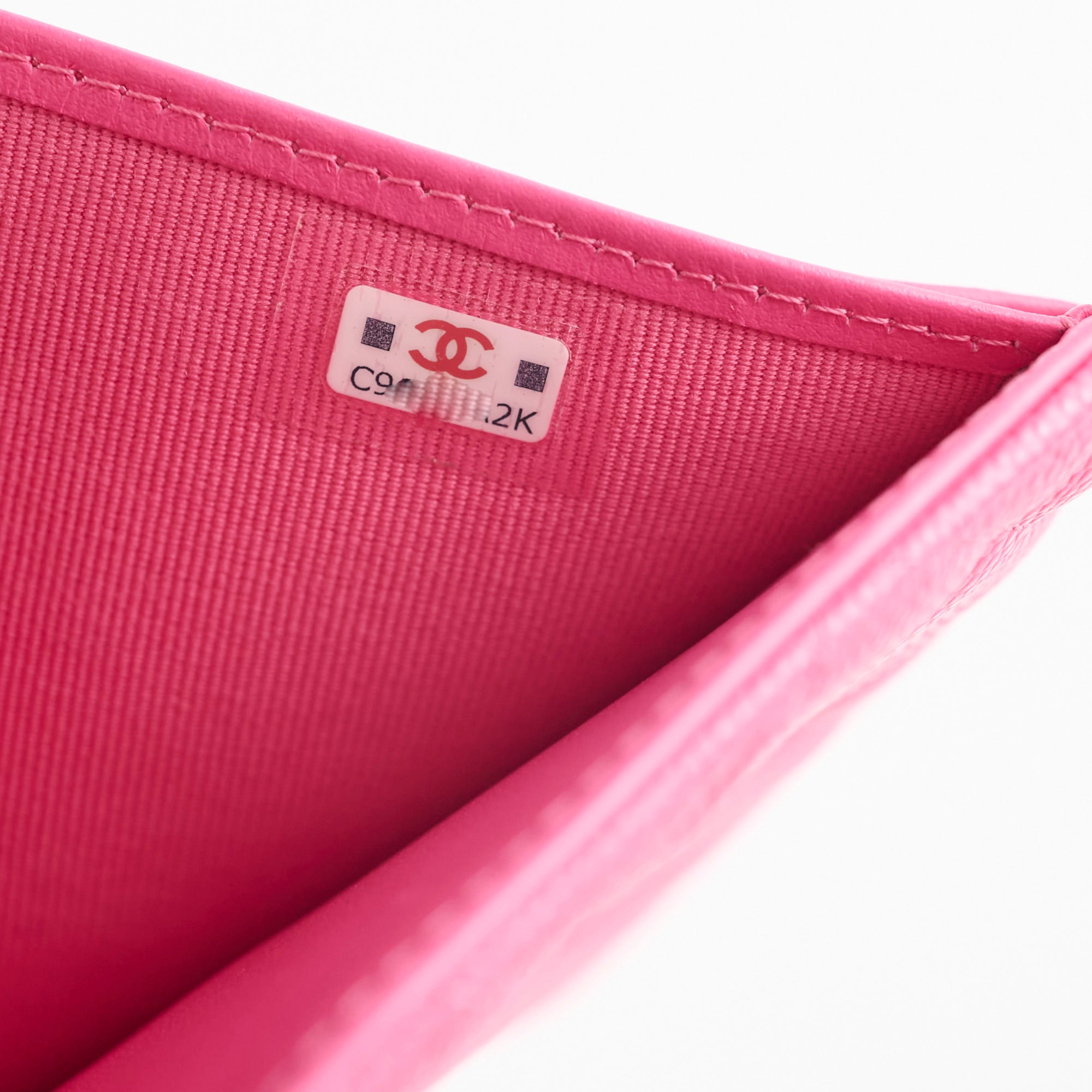 Chanel Quilted Caviar Leather Tri-Fold Wallet in Pink | Luxury Women's Wallet for Everyday Use & Special Occasions
