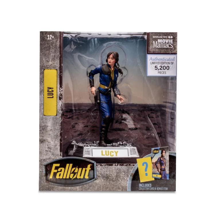 Fallout Movie Maniacs Lucy Limited Edition Collectible Action Figure - Perfect for Gaming Displays, Movie Memorabilia Collections & Post-Apocalyptic Decor