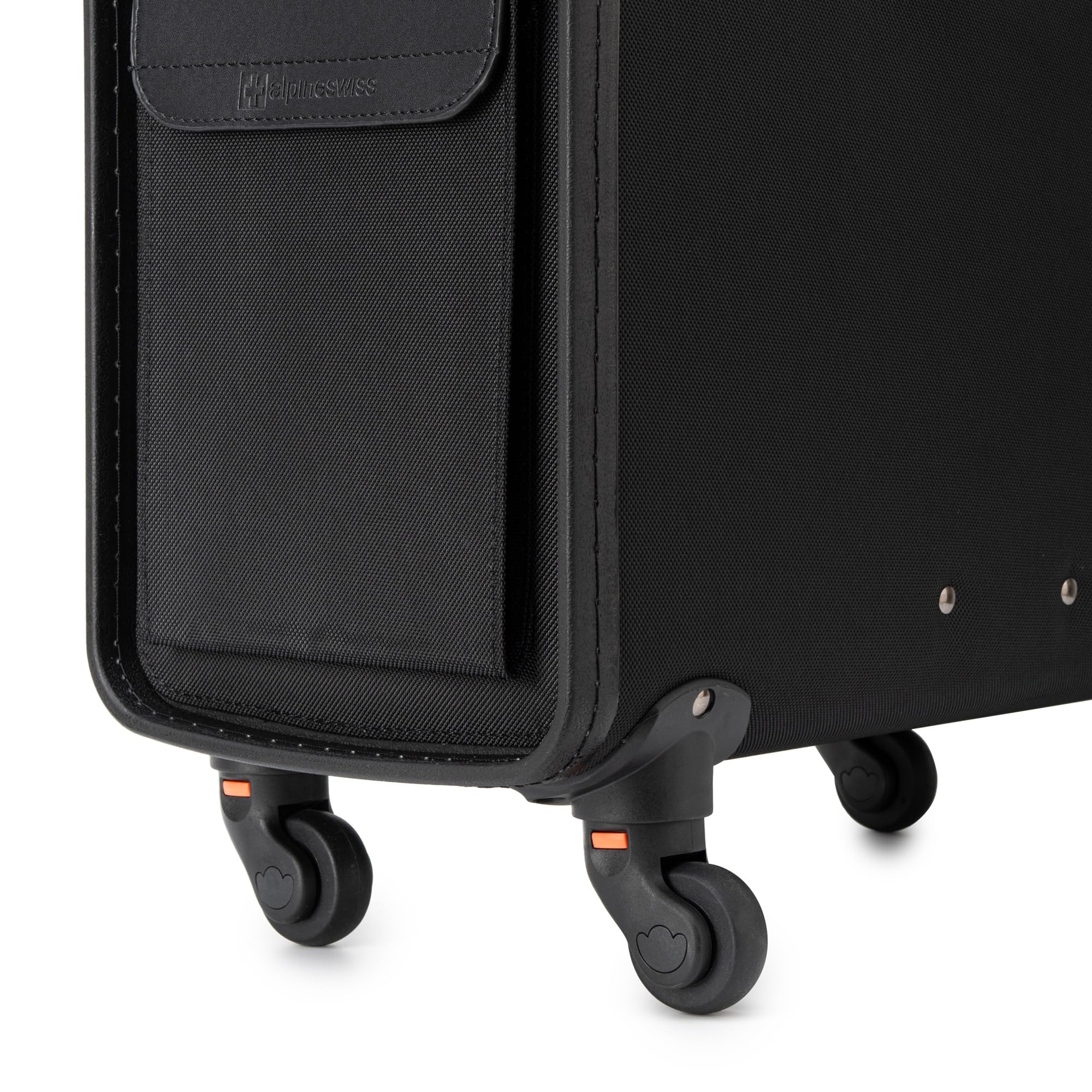 Alpine Swiss 17 Inch Rolling Laptop Briefcase - 4 Wheel Carry On Travel Case for Business Professionals, Lawyers & Pilots - Perfect for Air Travel, Commuting & Office Use