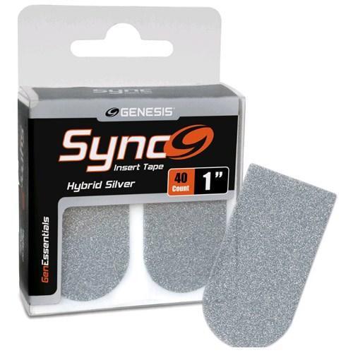 Genesis Sync Silver 1 Insert Bowling Tape - 40 Count | Pro-Grip Performance for Bowlers | Perfect for League Play & Tournament Preparation