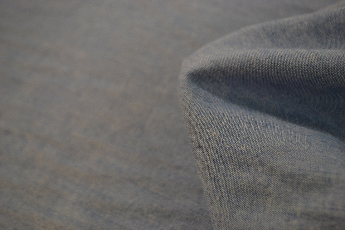 Premium Chambray Fabric - Soft & Durable Plain Weave Cotton Material for Shirts, Dresses & DIY Sewing Projects | Perfect for Casual Wear & Home Decor