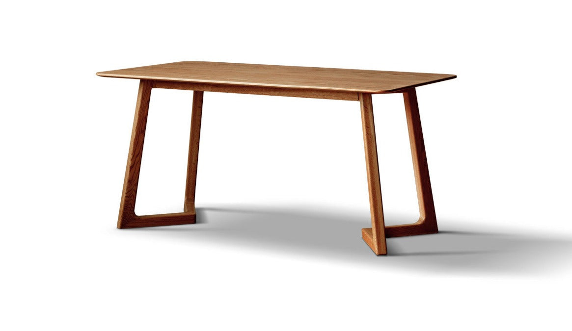 Premium Solid Oak Wood Large Office Desk - Spacious Workstation for Home & Business Use - Ideal for Writing, Studying & Remote Work