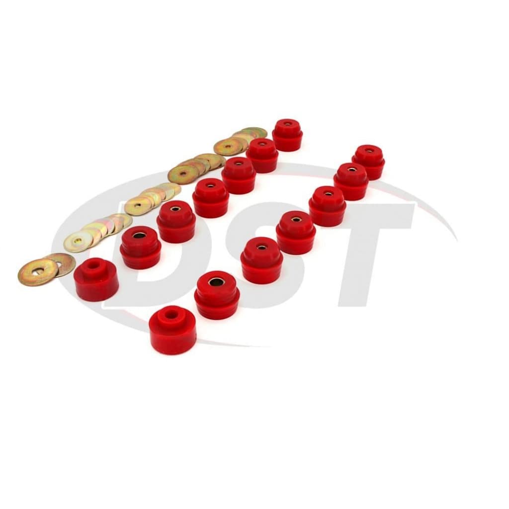 Energy Suspension Body Mount Set for 1978-1984 Oldsmobile Cutlass Calais - Polyurethane Bushings Kit 3.4141R - Improves Ride Comfort & Reduces Vibration (Perfect for Classic Car Restoration & Performance Upgrades)