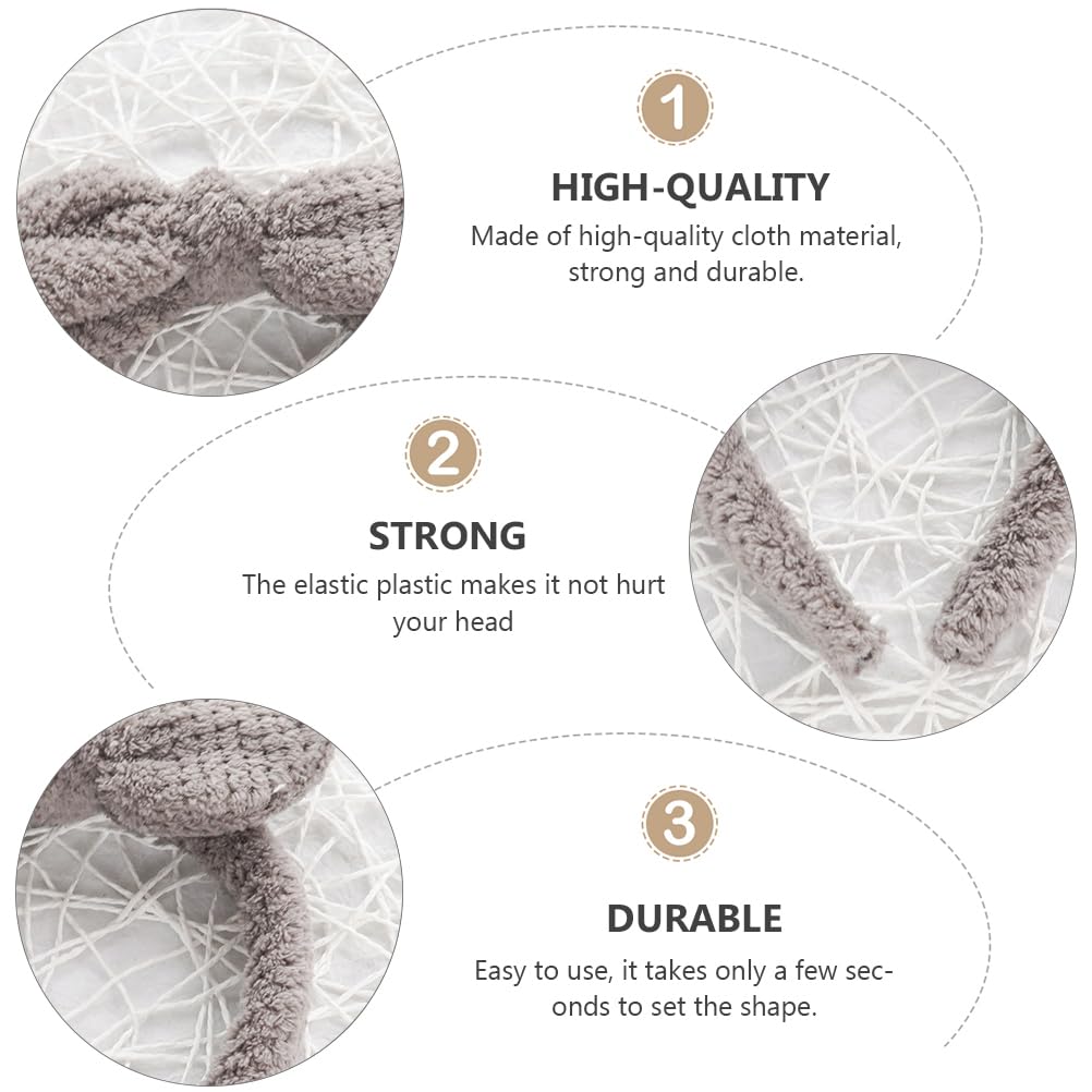 5Pcs Soft Terry Cloth Headbands for Women & Girls - Elastic SPA Facial Head Wrap for Washing Face, Makeup Removal & Skincare | Perfect for Spa, Beauty Routine & Relaxation at Home