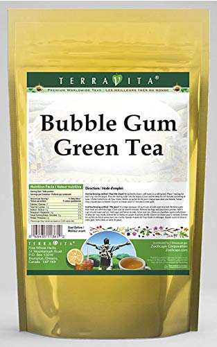 Premium Bubble Gum Green Tea Bags (50 Count, 2 Pack) - Refreshing & Sweet Flavor for Energy Boost, Relaxation, and Unique Tea Experience - Perfect for Office, Home, or Gift Giving