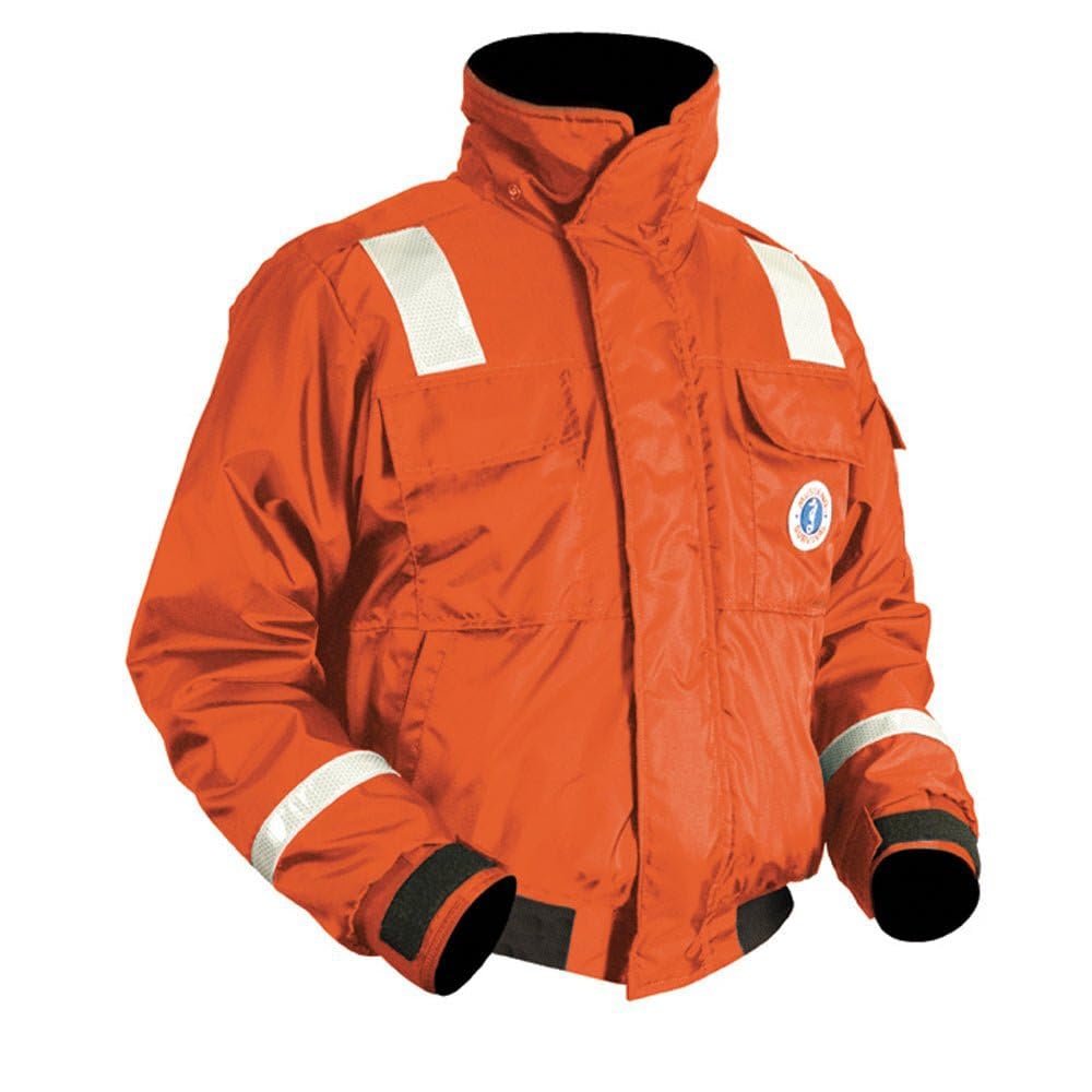 MUSTANG SURVIVAL Classic Flotation Jacket with SOLAS Reflective Tape - Waterproof Safety Jacket for Boating, Fishing & Marine Activities