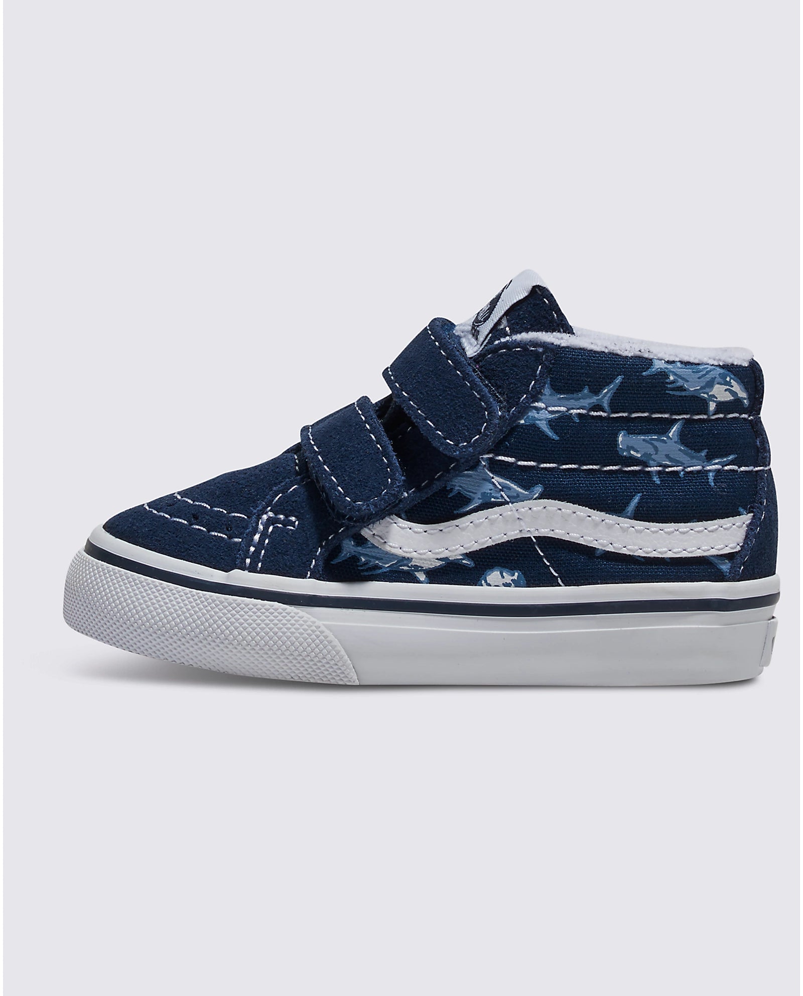 VANS Youth Sk8 Mid Reissue Sneakers - Blue & Multi Color Skate Shoes for Boys & Girls | Perfect for Skateboarding, School & Casual Wear