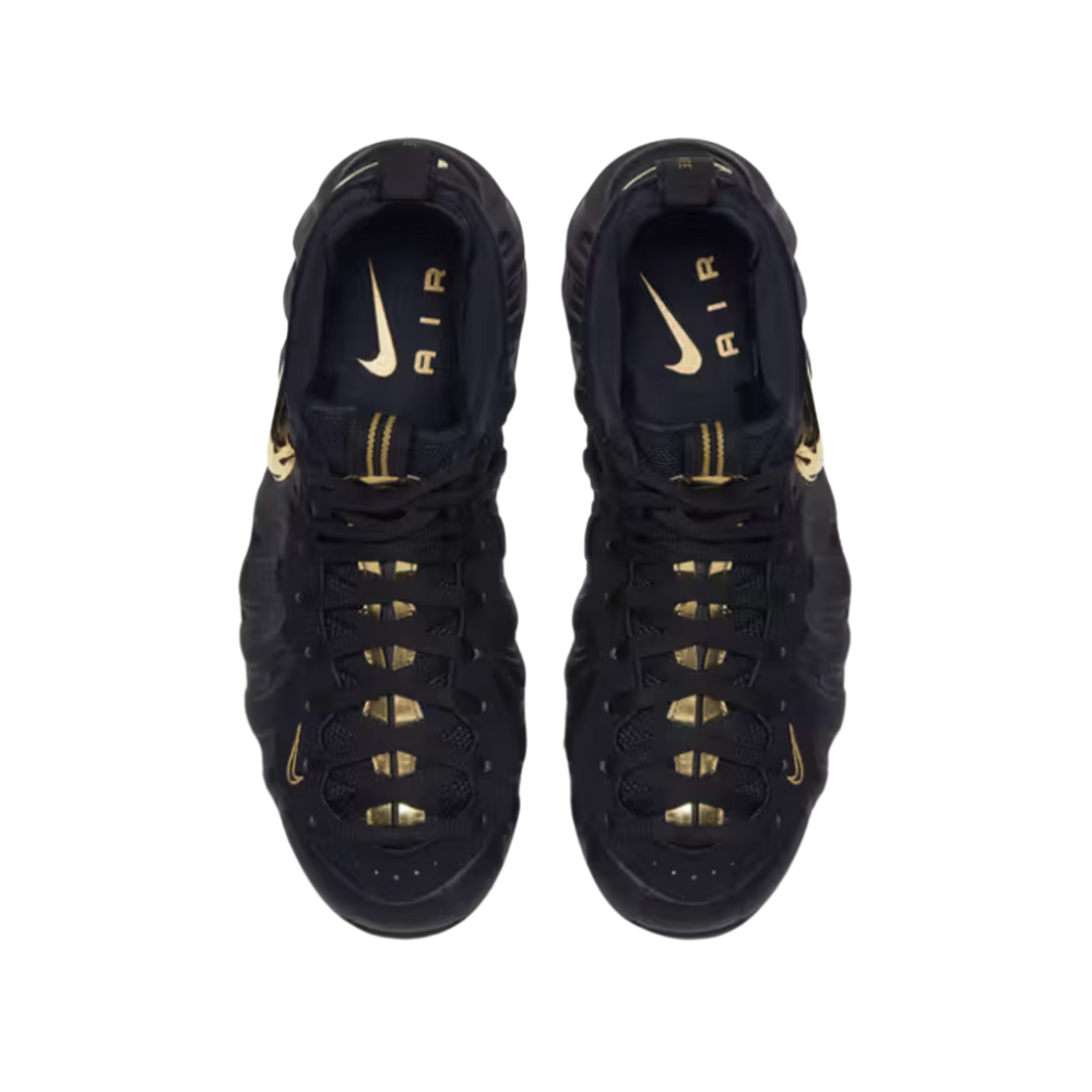 Nike Air Foamposite Pro Basketball Shoes - Black/Metallic Gold for Men | High-Performance Court Sneakers for Basketball & Streetwear Fashion