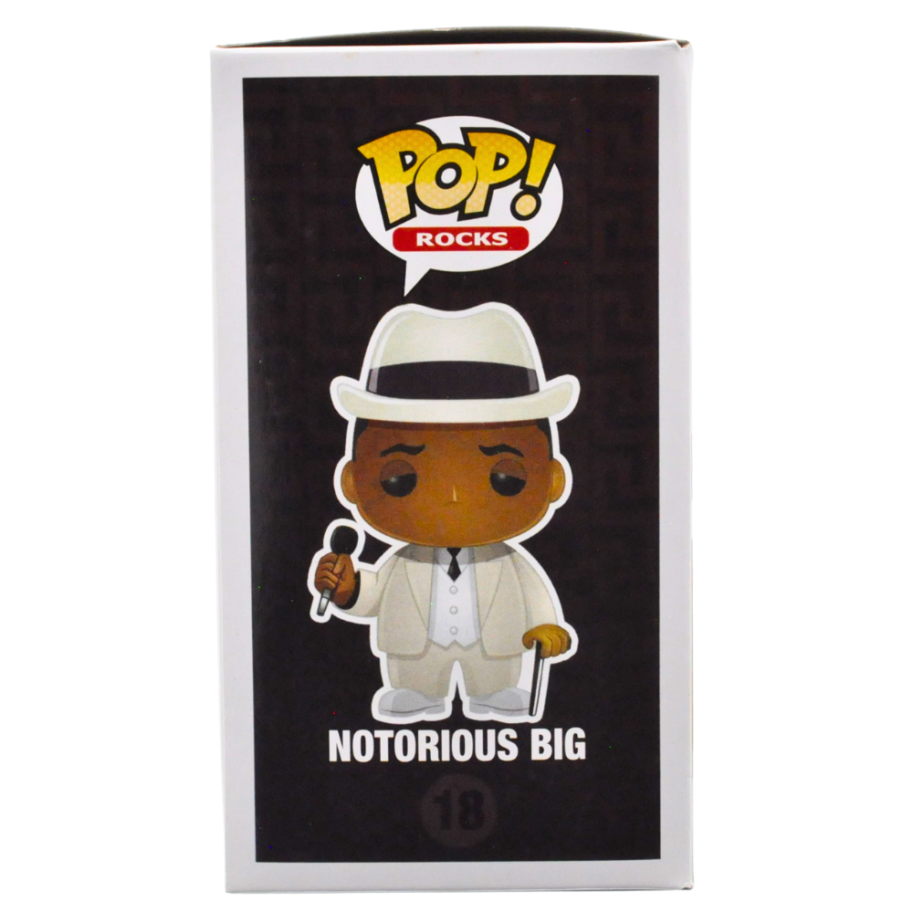 Funko Pop! Notorious B.I.G. Vinyl Figure - Collectible Music Icon for Biggie Smalls Fans - Perfect for Home Decor, Office Display & Pop Culture Collections