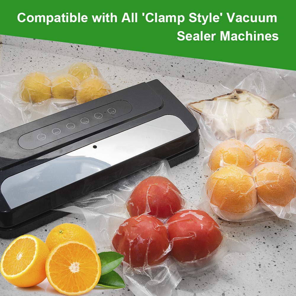 100 Gallon 11X16 Commercial Grade Vacuum Sealer Bags - BPA Free Heavy Duty Freezer Storage Bags for Food Preservation | Compatible with All Vacuum Sealer Machines | Ideal for Sous Vide, Meal Prep & Long-Term Freezer Storage