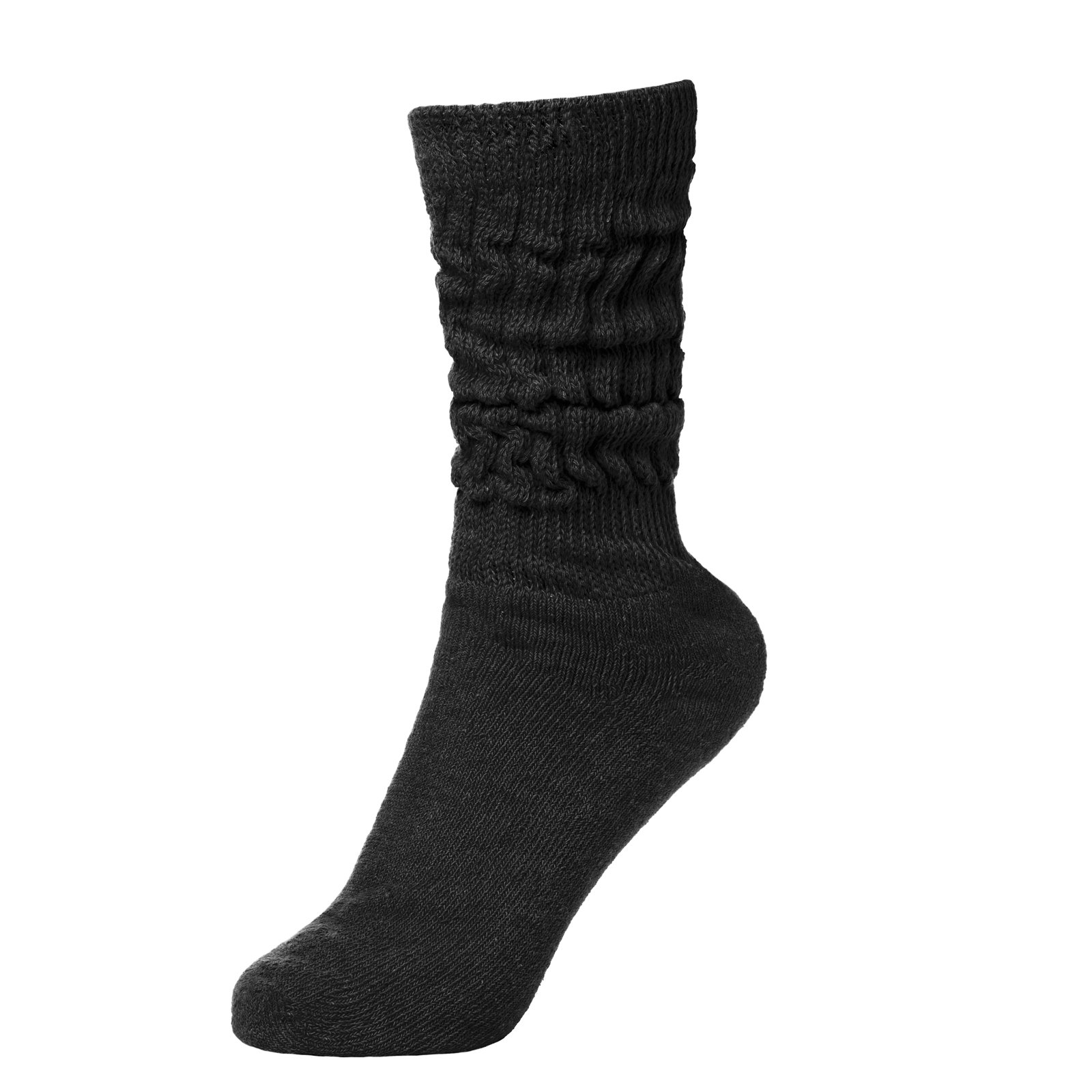 BRUBAKER Women's & Men's Athletic Slouch Socks - Breathable Workout Socks for Gym, Running, Yoga & Sports - Non-Slip Performance Socks for Fitness & Active Lifestyle