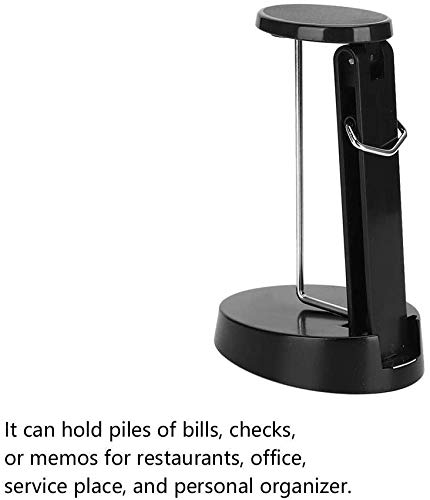 Sturdy Metal Receipt Holder & Bill Organizer - Paper Spike for Memos, Checks, Invoices - Perfect for Office, Restaurant, Retail Counter & Home Organization