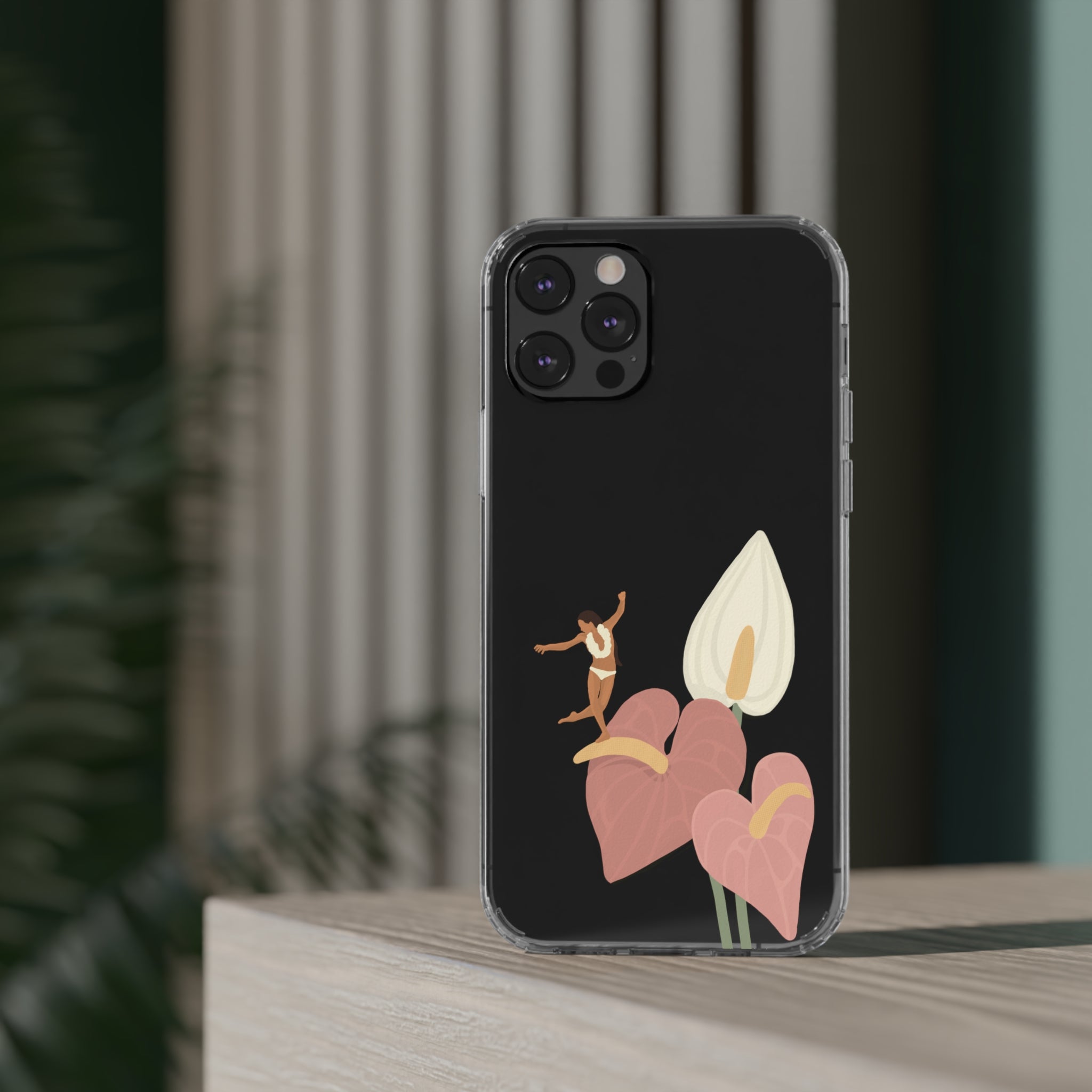 He'e Nalu Clear Phone Case - Ultra Slim Protective Cover for iPhone & Samsung - Perfect for Beach, Surfing & Outdoor Activities