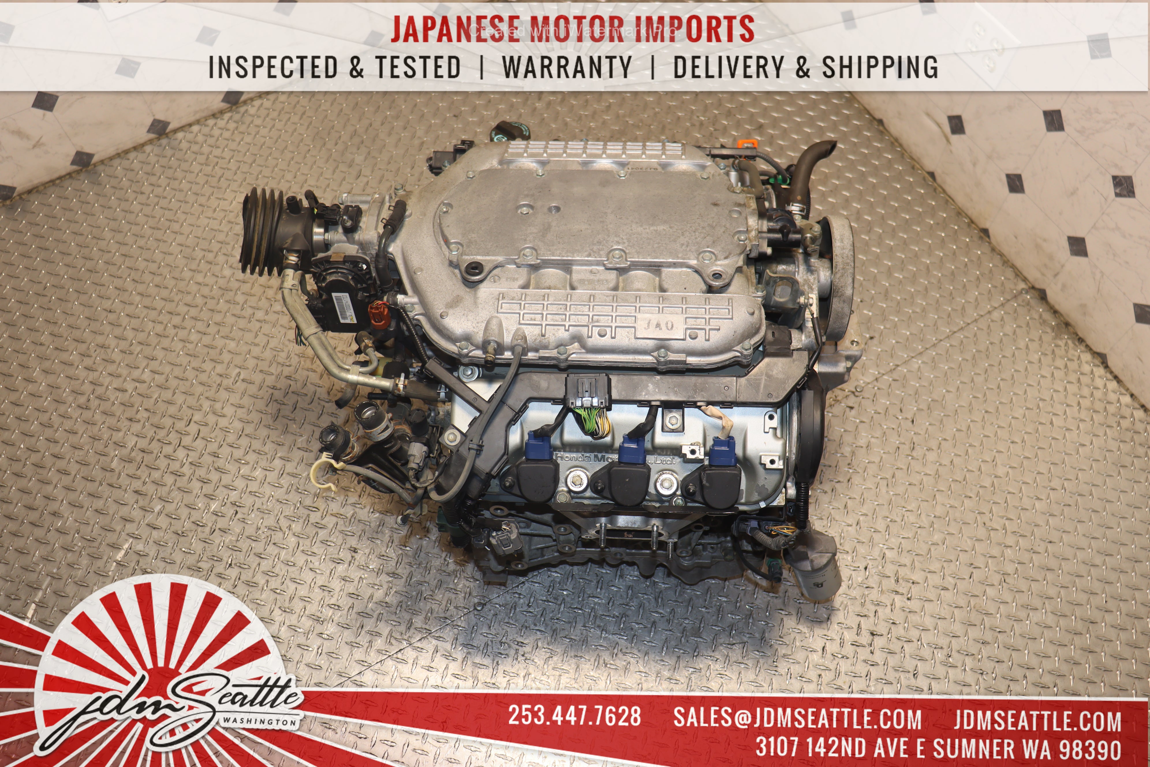 JDM J35A SOHC VTEC 3.5L Engine for 2003-2006 Acura MDX, 2005-2008 Acura RL & 2006-2008 Honda Ridgeline - Replacement Motor for Performance & Reliability