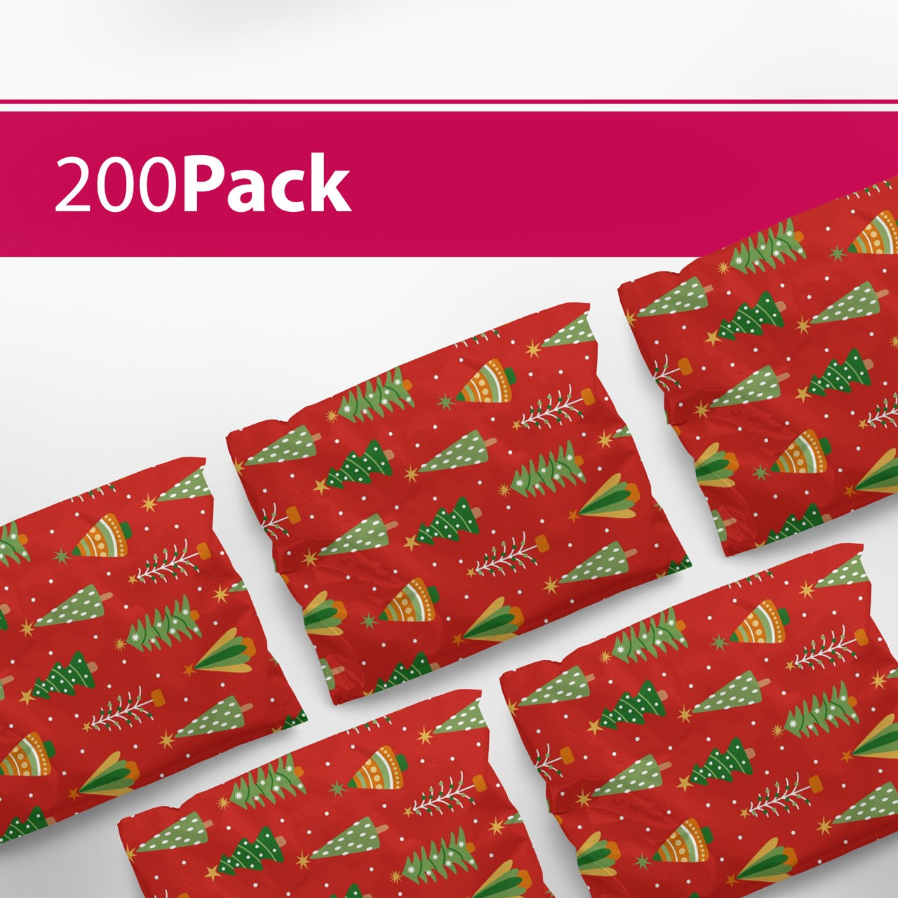 6x9 Poly Mailers for Holiday Trees - Eco-Friendly Shipping Envelopes for Christmas Decorations & Gifts