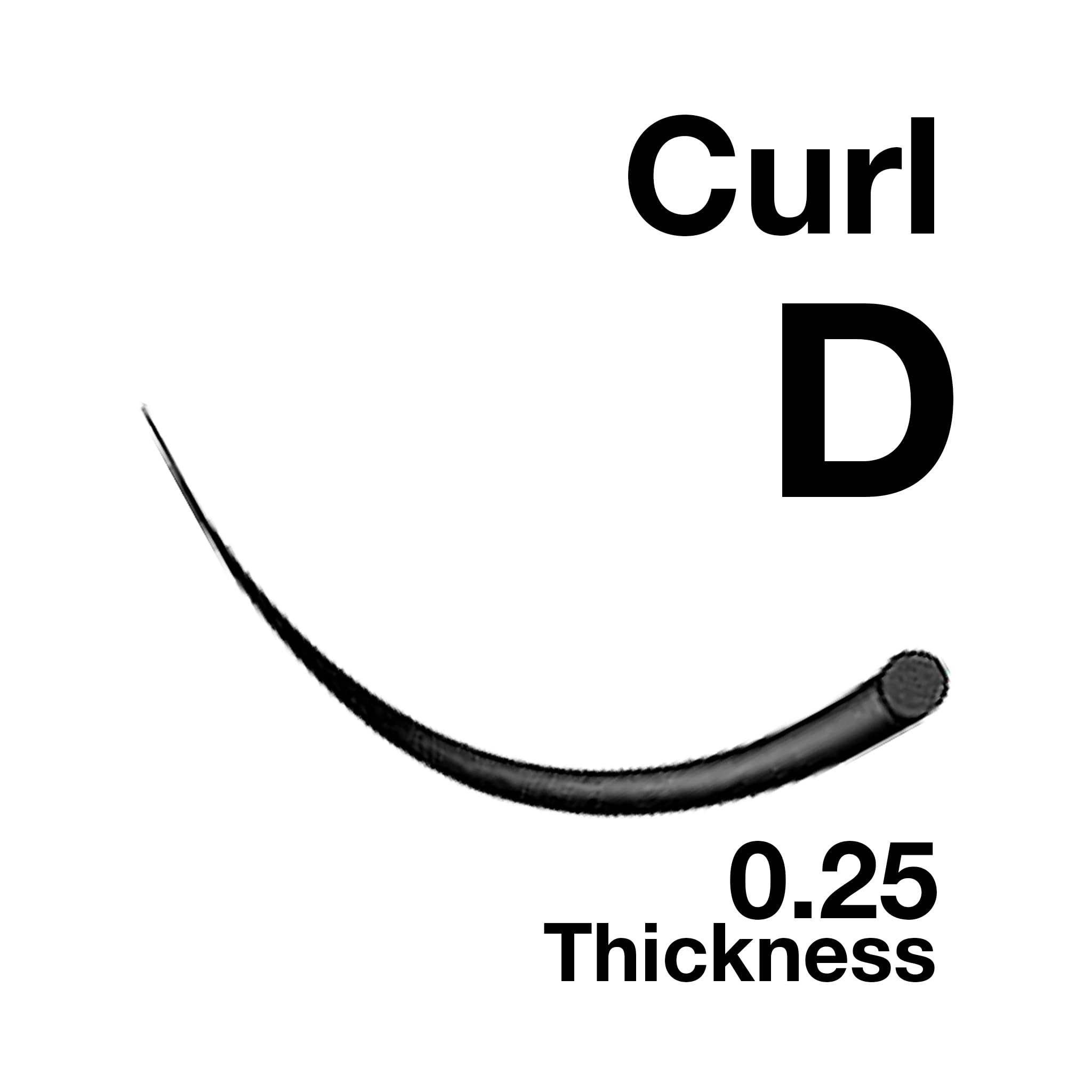 0.25mm D Curl Natural-Looking Individual Volume Eyelash Extensions - 13mm Length for Professional Salon & DIY Home Use - Perfect for Weddings, Parties & Special Occasions