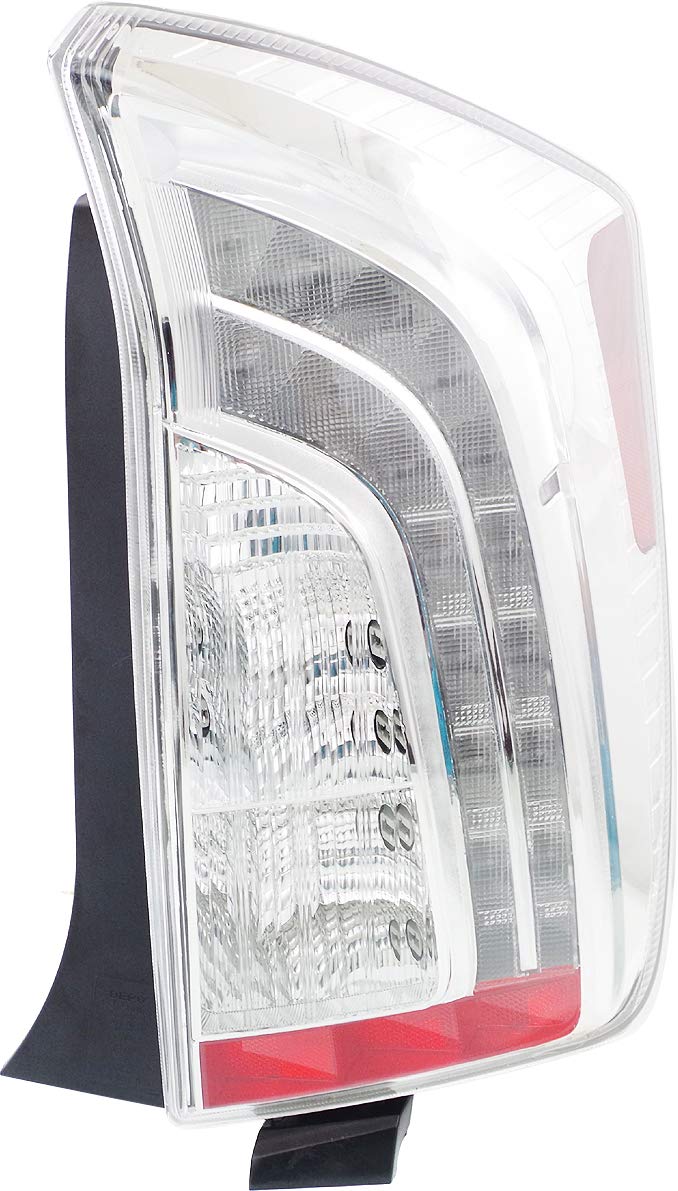 Evan-Fischer CAPA Certified Passenger Side Tail Light Assembly for 2012-2015 Toyota Prius Plug-In - Perfect for Night Driving & Enhanced Vehicle Safety
