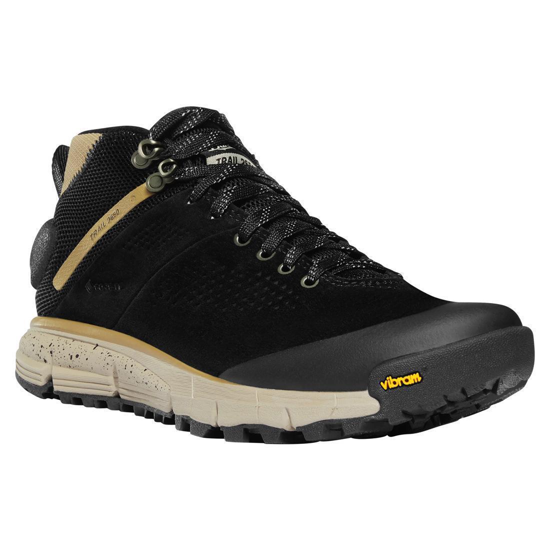 Trail 2650 Women's Mid 4 GTX Hiking Boots - Waterproof, Lightweight & Durable for Outdoor Adventures - Black/Khaki Color - Perfect for Hiking, Trekking & Backpacking