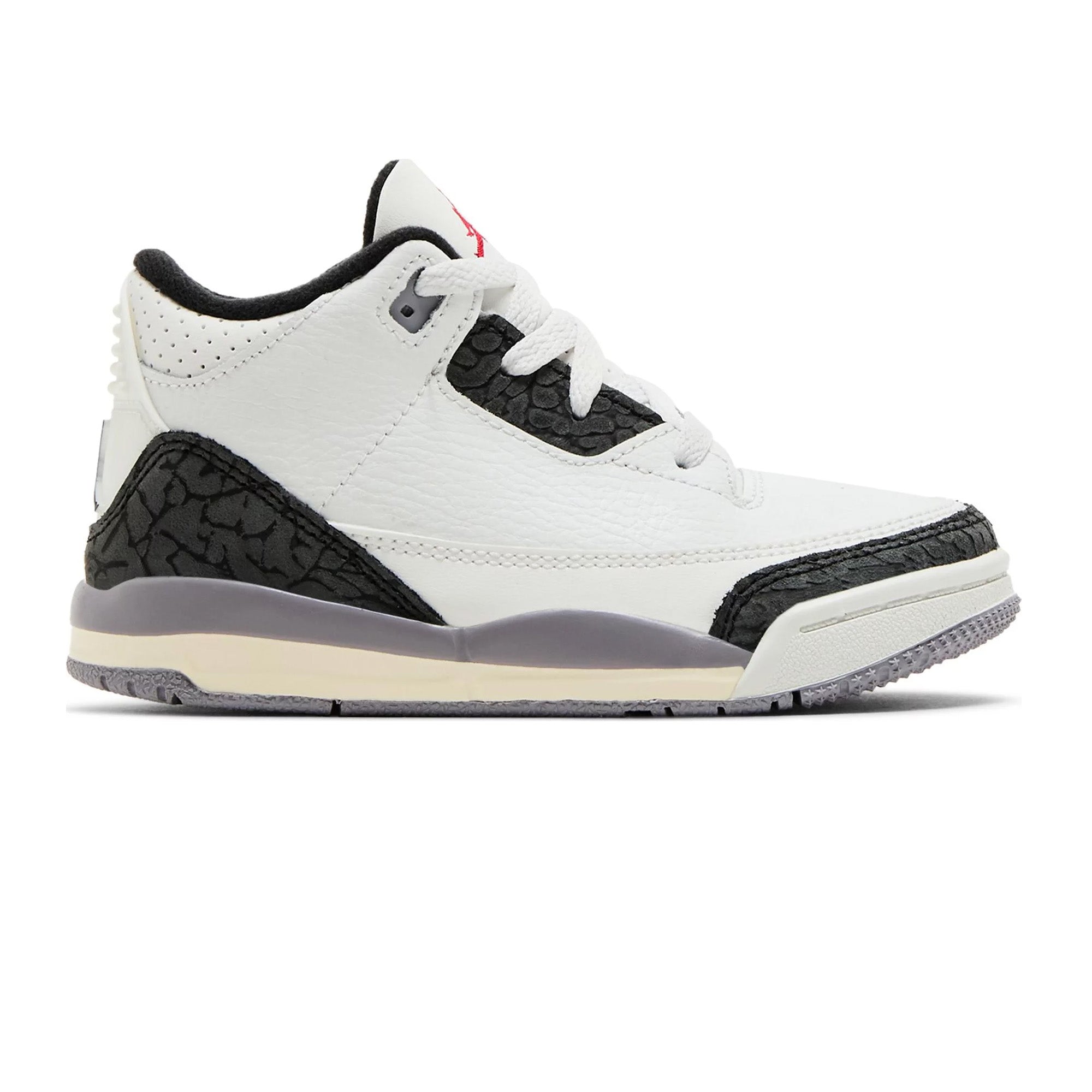 Air Jordan 3 Retro 'Cement Grey' TD Sneakers (2024) - Men's Basketball Shoes for Casual Wear & Street Style