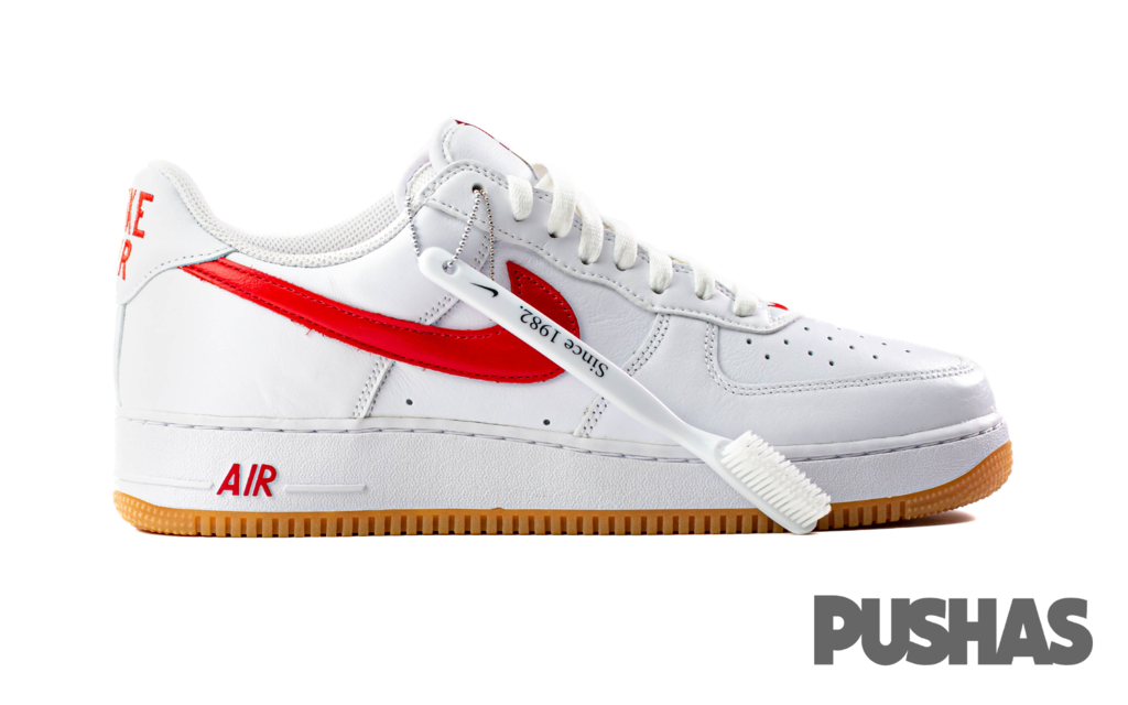 Nike Air Force 1 '07 Low 'Color of the Month University Red Gum' Sneakers (2023) - Men's Basketball Shoes for Casual Wear & Street Style