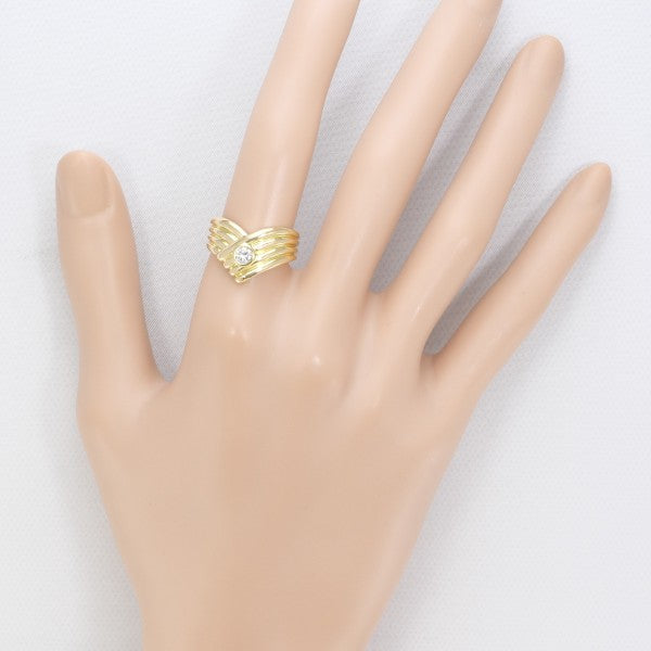 18K Yellow Gold Diamond Ring for Women - Elegant Solitaire Engagement & Wedding Band - Perfect for Proposals, Anniversaries, and Special Occasions