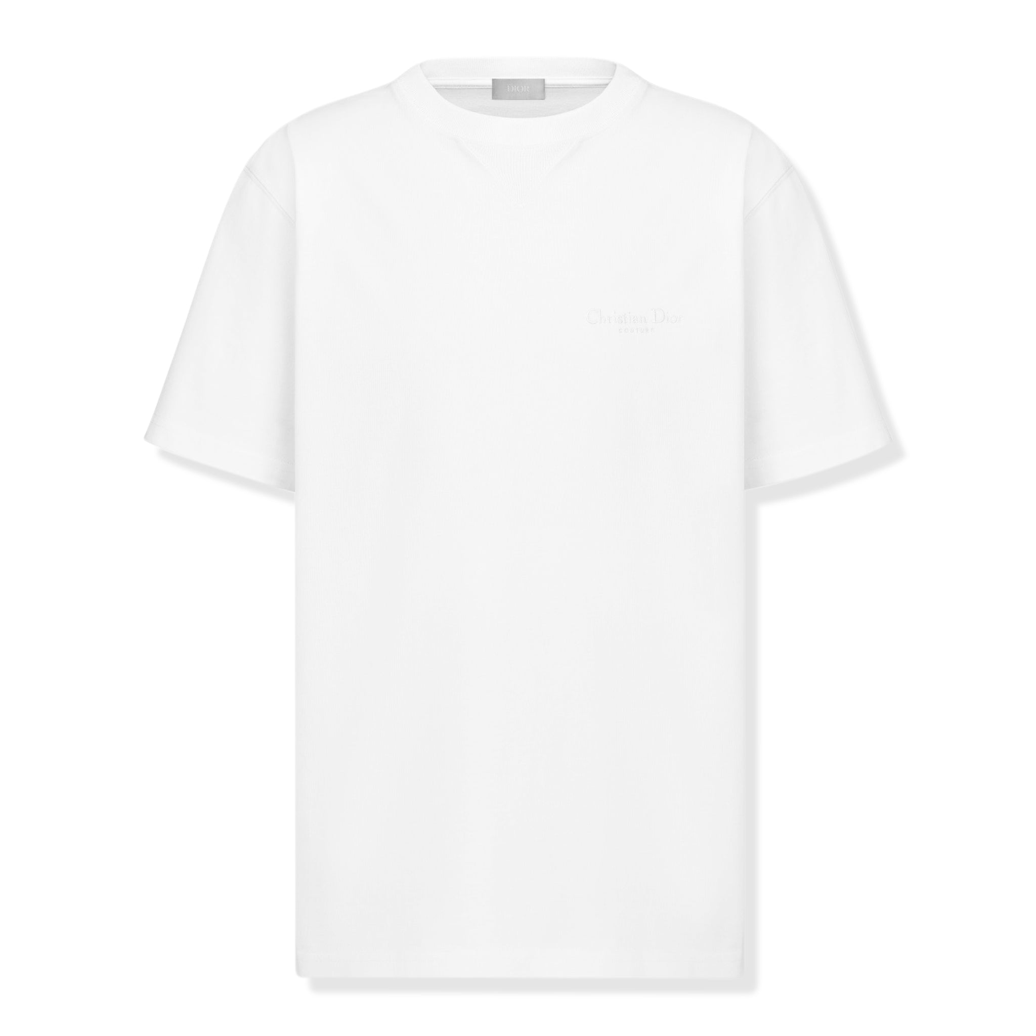 Dior 'Christian Dior Couture' Chest Logo Relaxed Fit White T-Shirt | Casual Wear & Street Style Fashion for Men